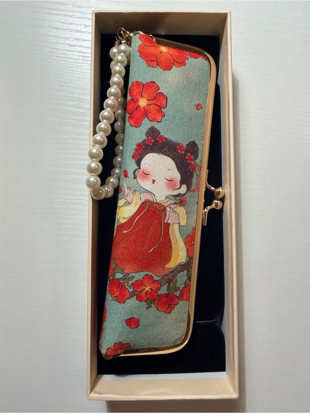 Handmade Chinese Style Pen case/ Coin
Purse - Picture 4 of 5